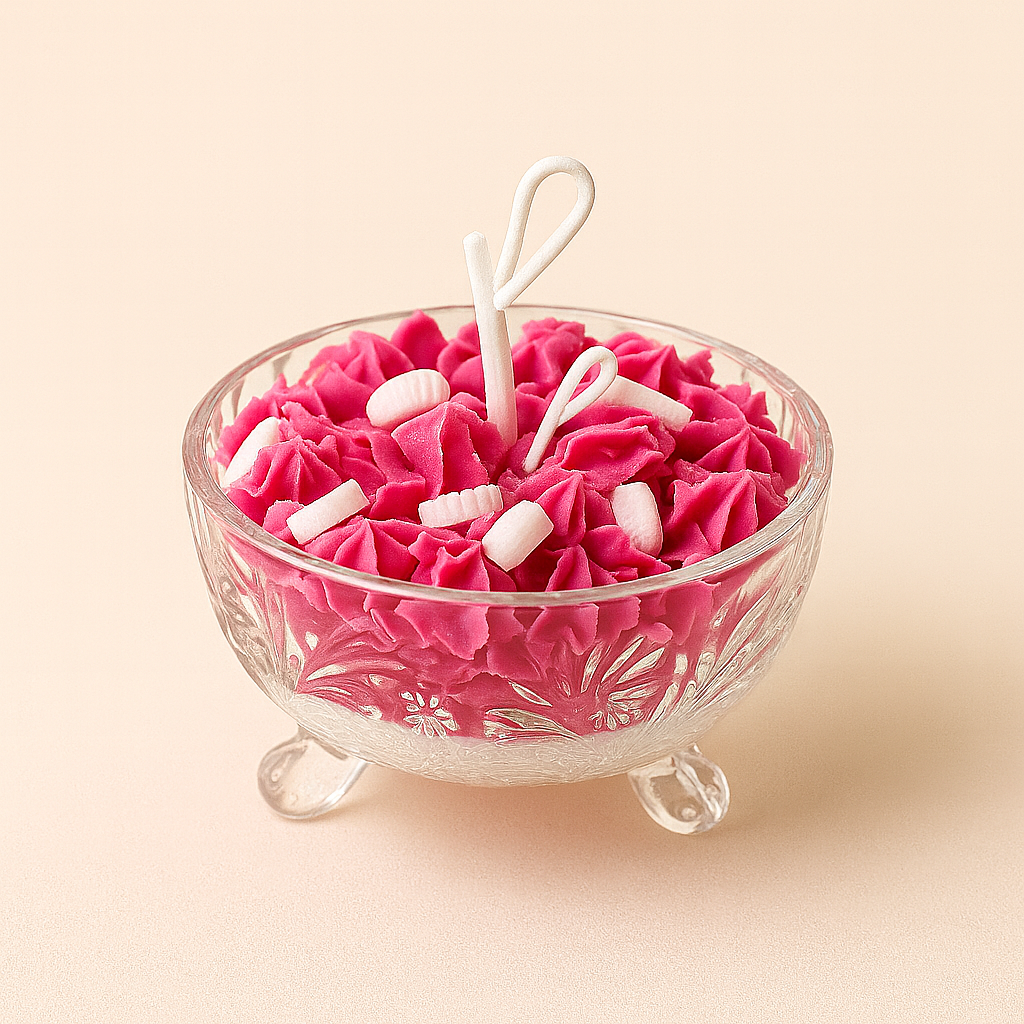 Pink Cream Candle