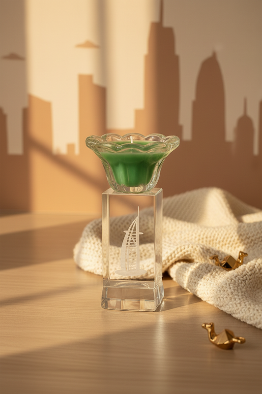 Burj Al-Arab Candle in luxurious setting